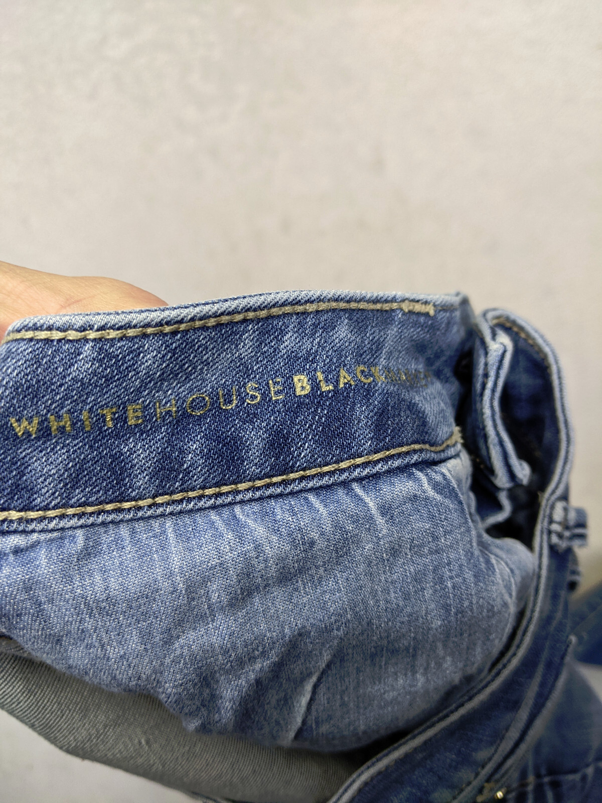 White House Black Market 'The Slim' Womens Petite 0P Blue Jeans Stretch Med Wash