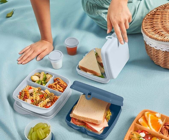 Tupperware Eco Plus Sandwich Keeper (Red)