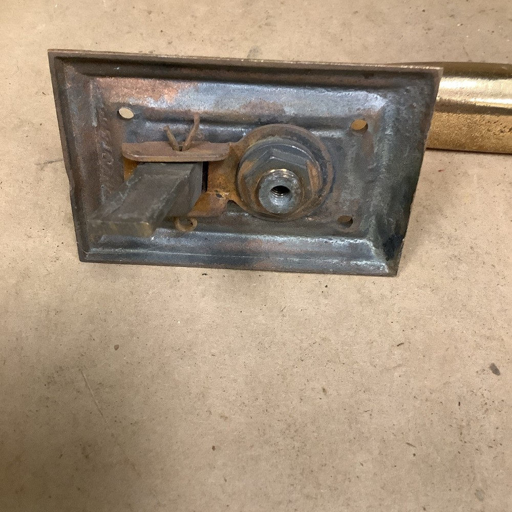 Antique Large Solid Brass Door Pull Handle 11 Inch 2Lb. 5 oz.