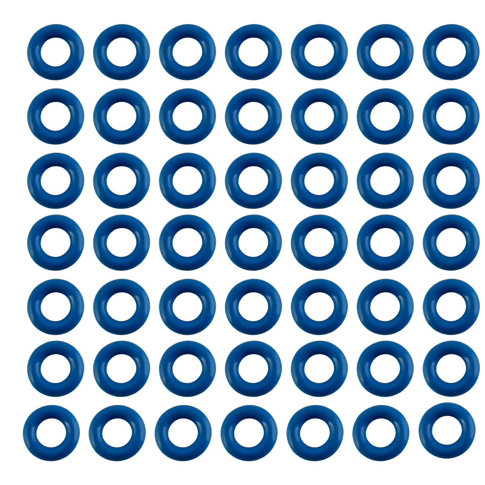 Blue Fuel Injector O-Rings With 7.52mm*3.53 mm Universal Repair Kits 50Pcs Co...