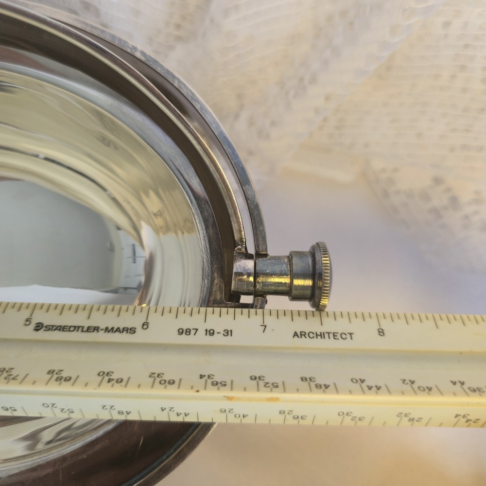 Victoria Silver Plated Dome Roll Top Dish Server Warmer Tableware