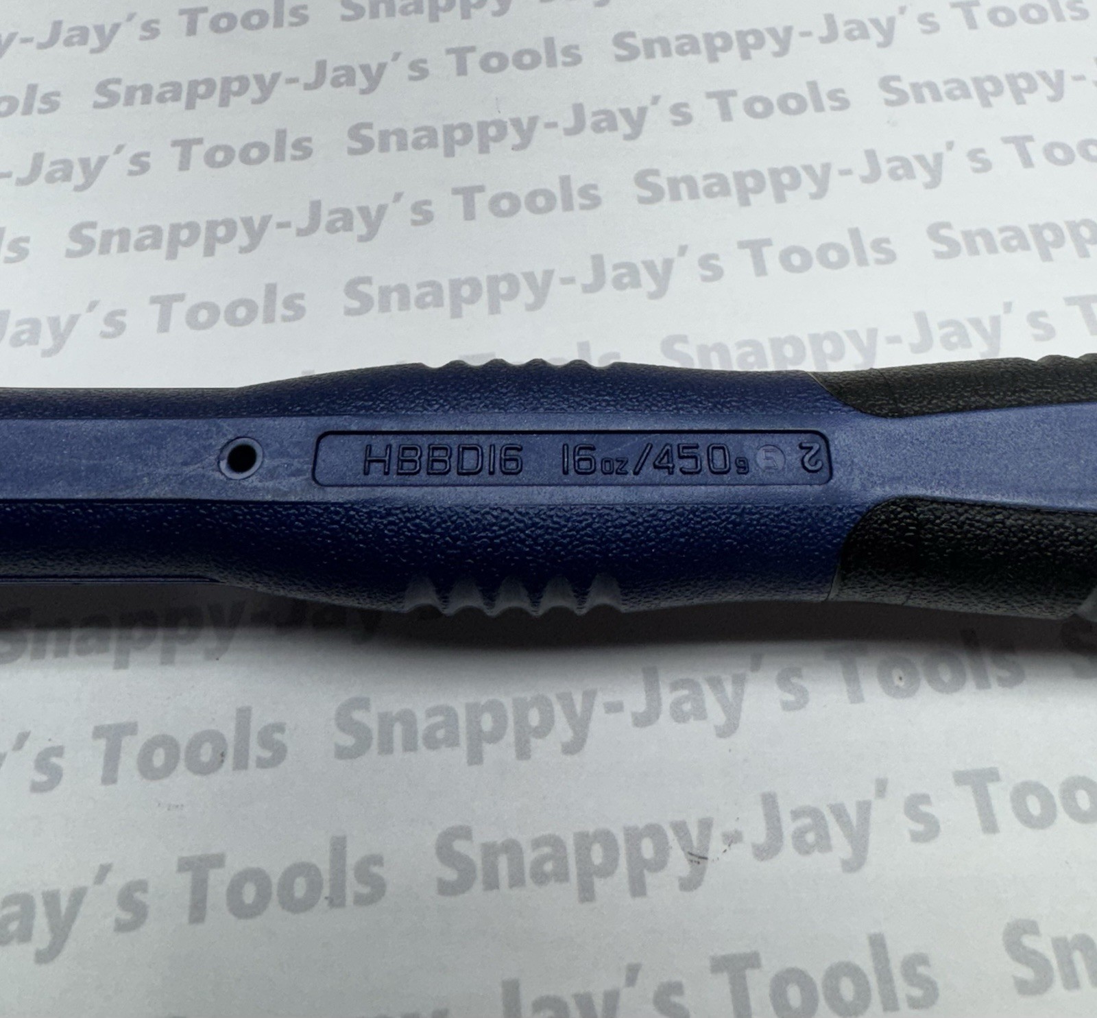 Snap-on Tools USA NEW POWER BLUE 16oz Ball Peen Dead Blow Hammer HBBD16MB