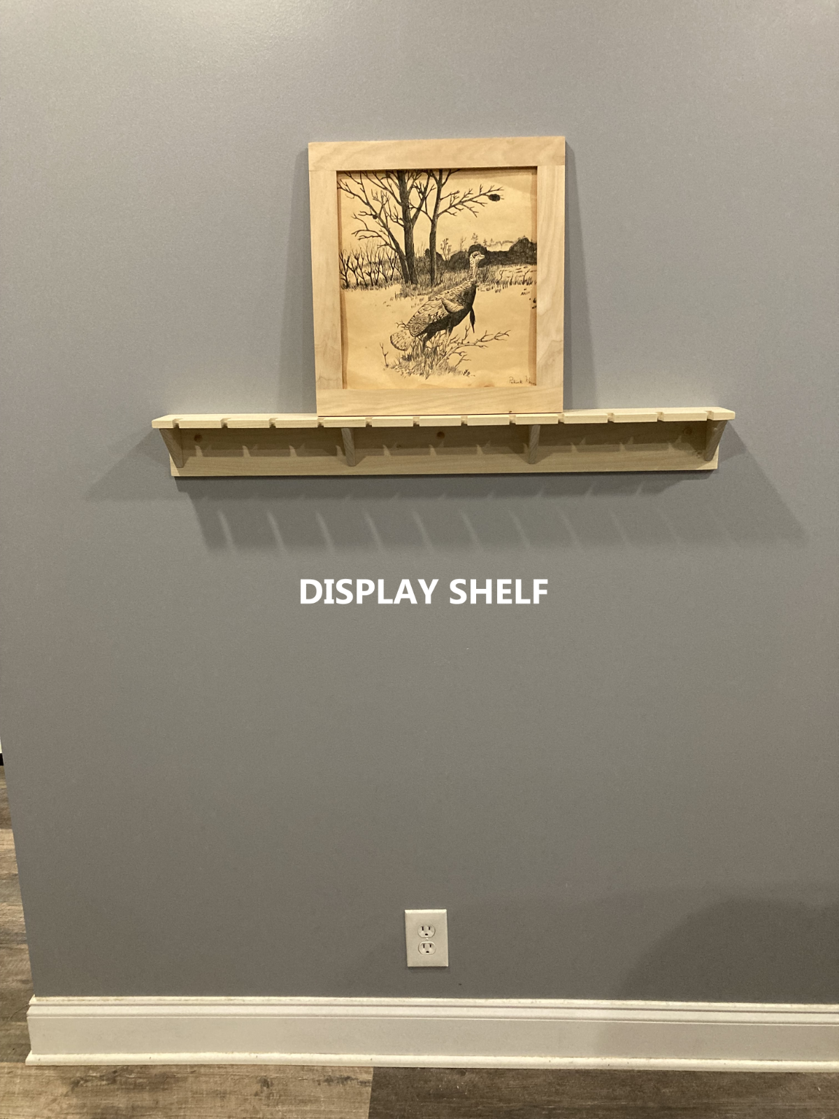 Horne Golf Putter Holder Golf Club Wall Display Rack Shelf 12 Club Holder