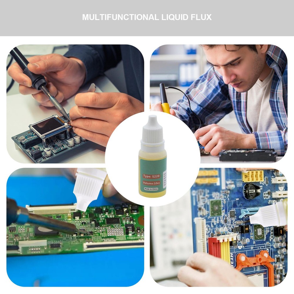 10ml Soldering Liquid Flux Tin Paste - Welding Solder Tool for Electronics