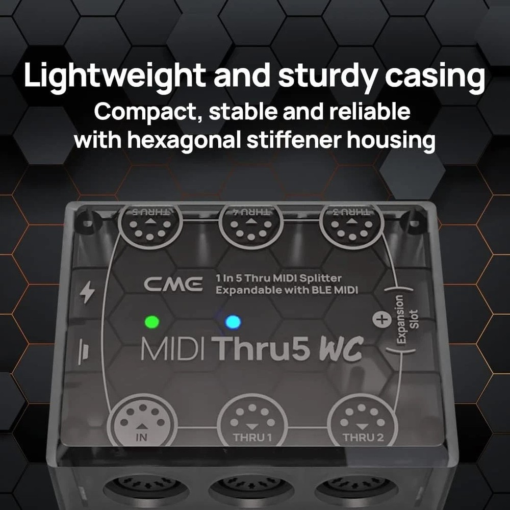 MIDI Thru5 - Optocoupler Technology for Error-Free Sync