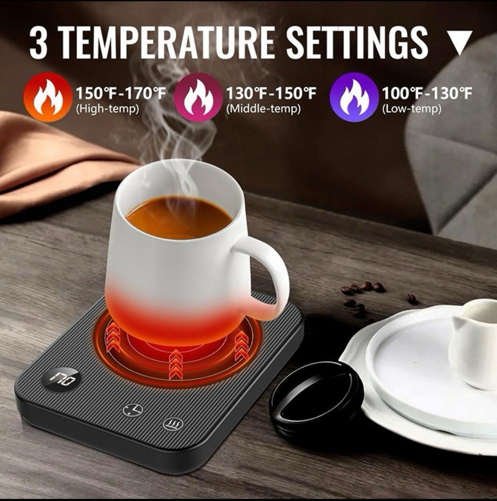 New 3-Temp Settings Coffee Mug Warmer