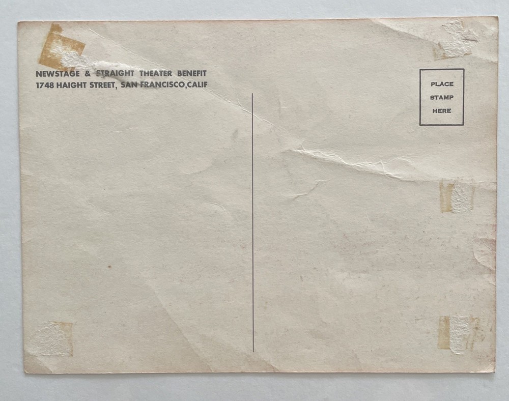 1967 Big Brother & Holding Co, Country Joe & The Fish, STRAIGHT THEATRE Handbill