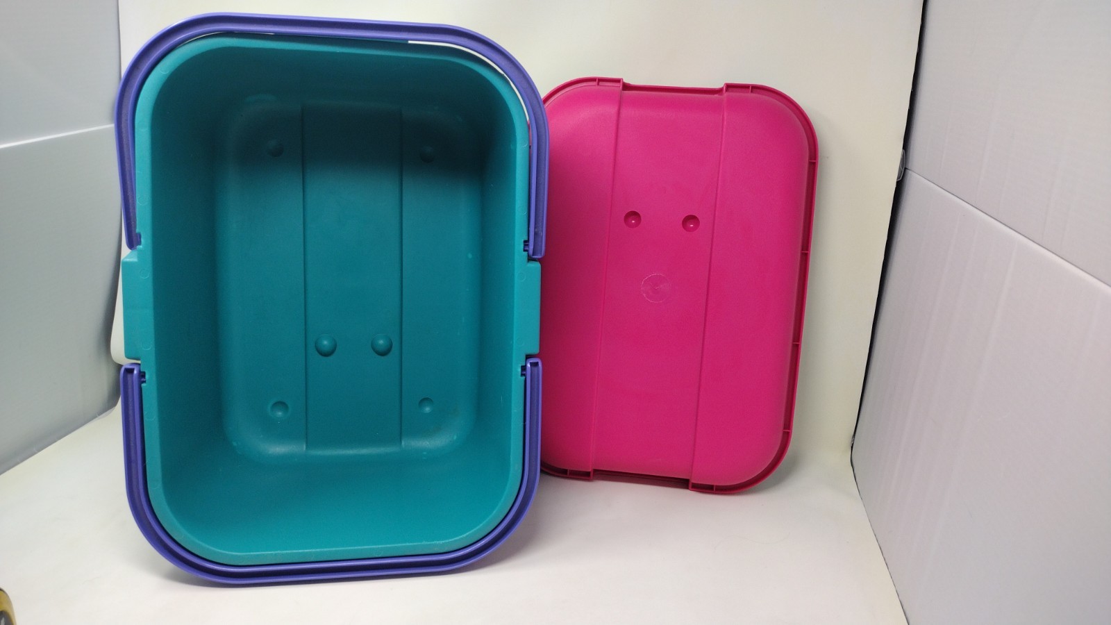 VTG 90s Eagle Craftstor Craft Tote Storage System Organizer Container