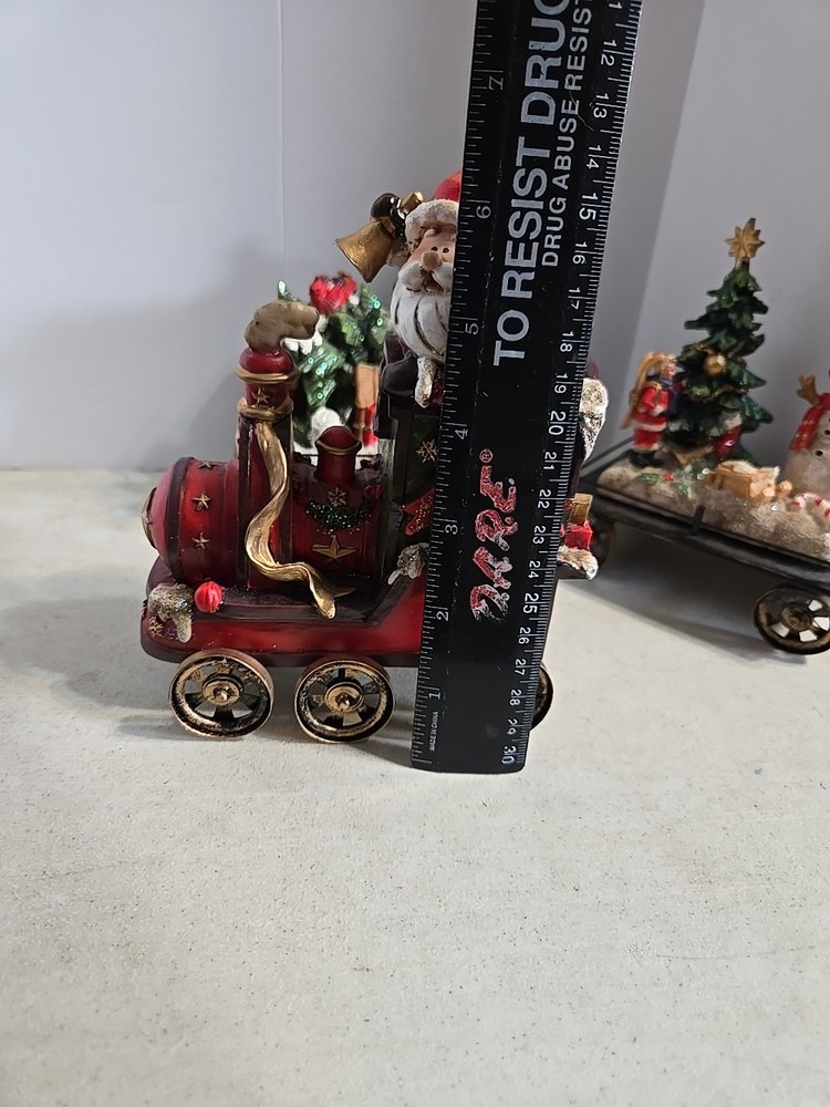 Transpac Holiday Train Set 3 Pc. Set