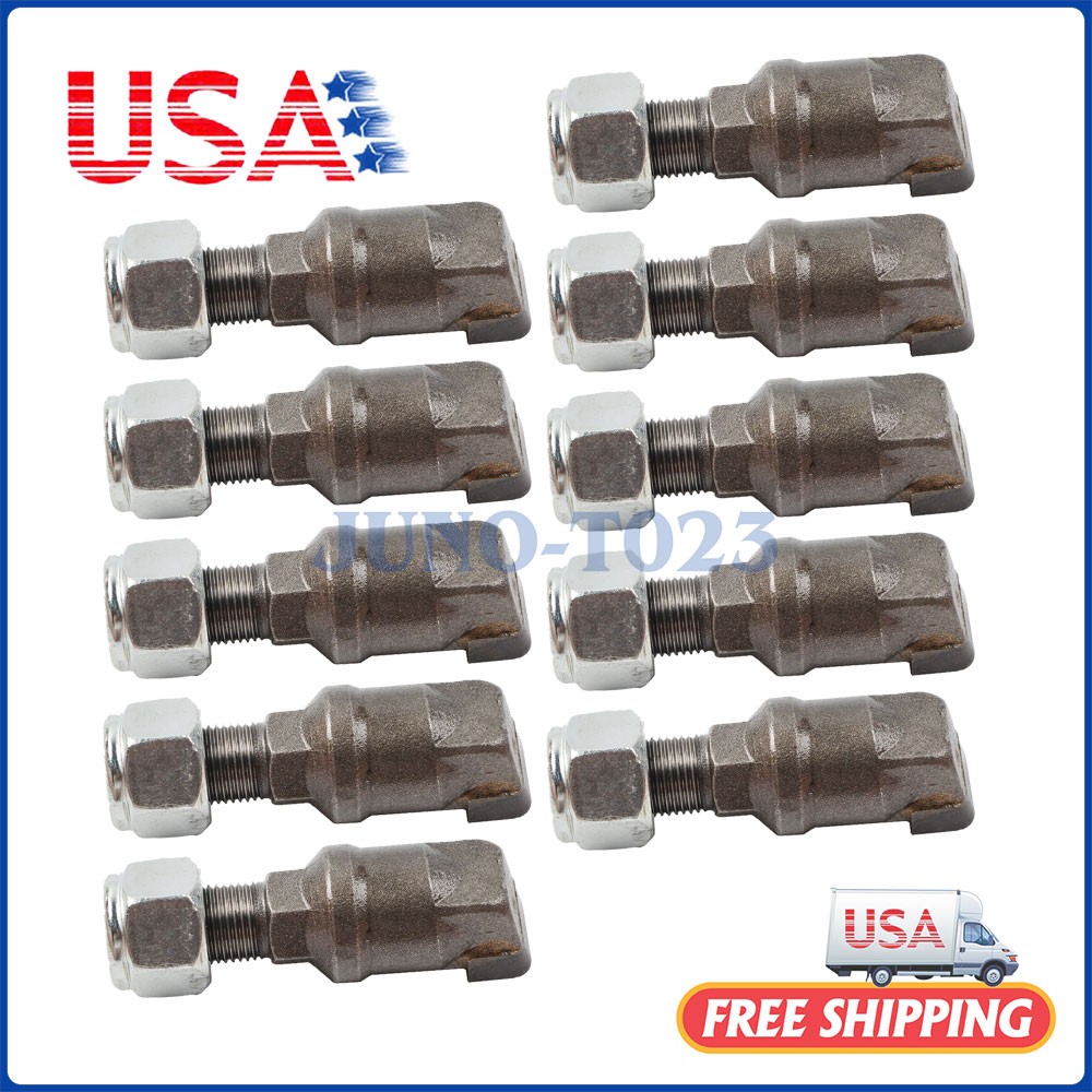 10 Pcs FOR NEW RIVER REVOLUTION STUMP GRINDER TEETH 900-9912-23  WITH NUT