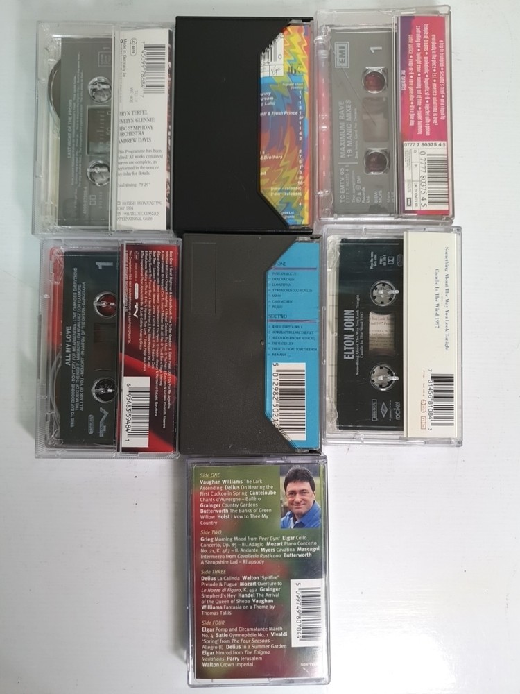 Original Cassette Tapes Joblot Bundle x 7