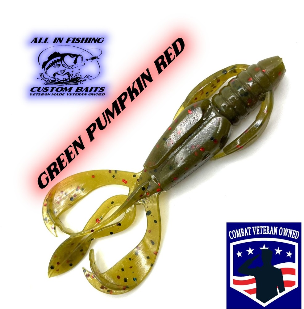 Crazy Flapper 10ct (choose size, color) creature bait