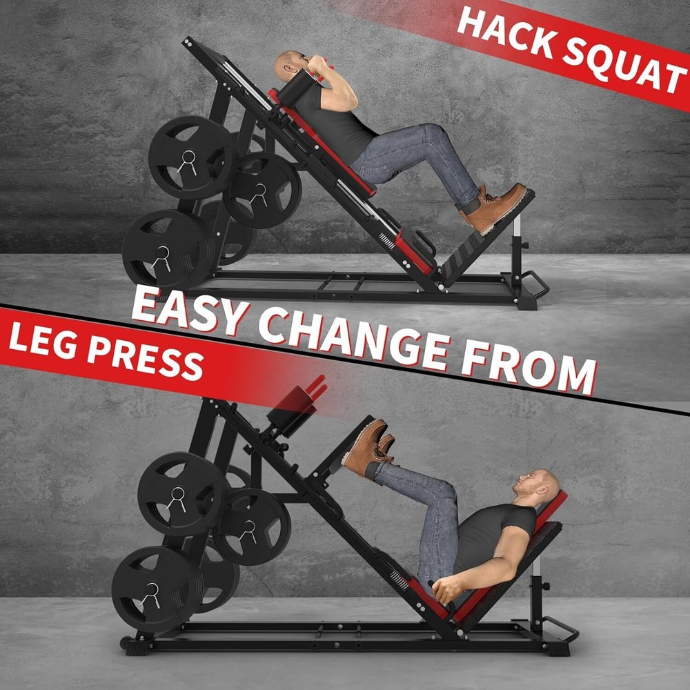 Leg Press Hack Squat Machine Leg Exercise Machine For Home Gym Strength Training