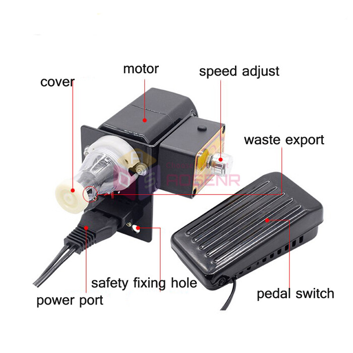 Foot Switch Electric Wire Stripping Machine Enameled Cable Stripper Wire Scraper