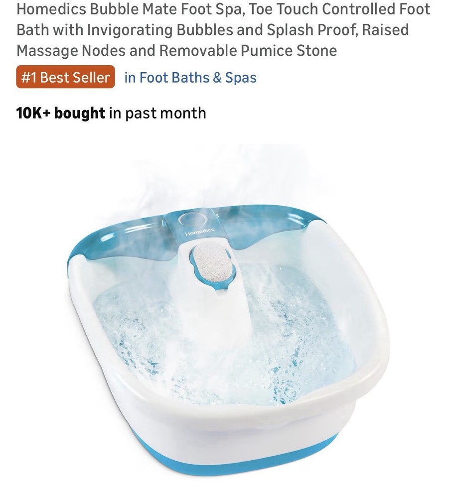 Luxury Foot Spa Massager with Splash Guard & Heated Function - Ultimate Comfort