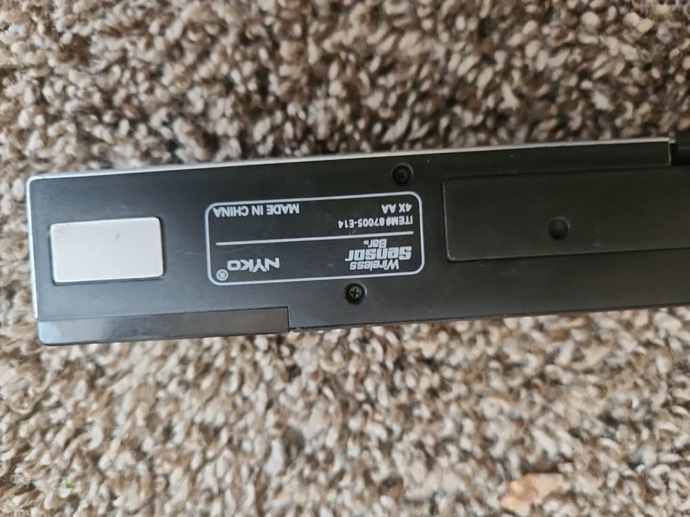 NYKO 87005-E14 Wireless Sensor Bar for Nintendo Wii Game Console Tested