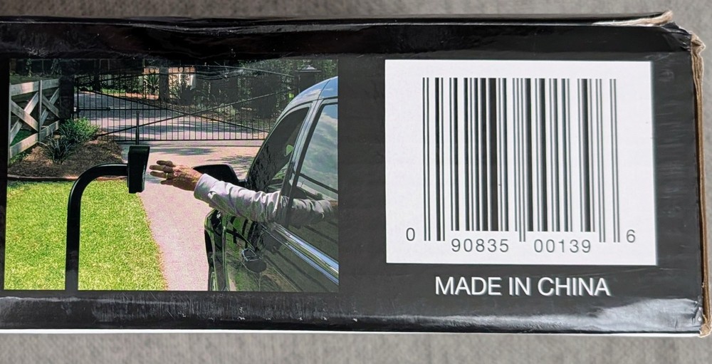 Mighty Mule FM100 Keypad/ Intercom Mounting Post - Black - New Open Box