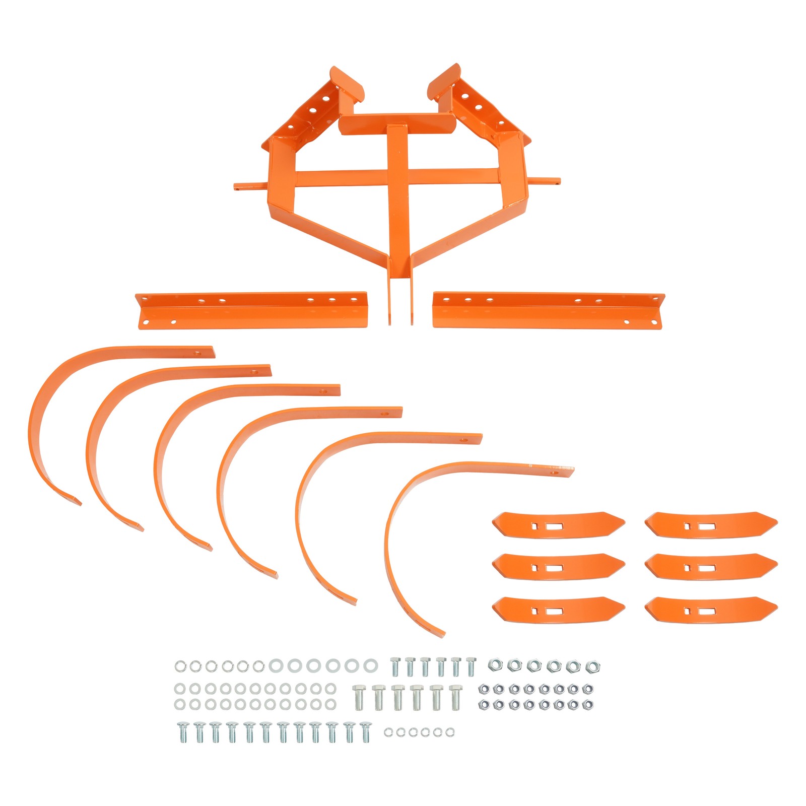 Category 1&3 Point Quick Hitch Cultivator w/ 6 Spring Steel Shanks Tow bebhind
