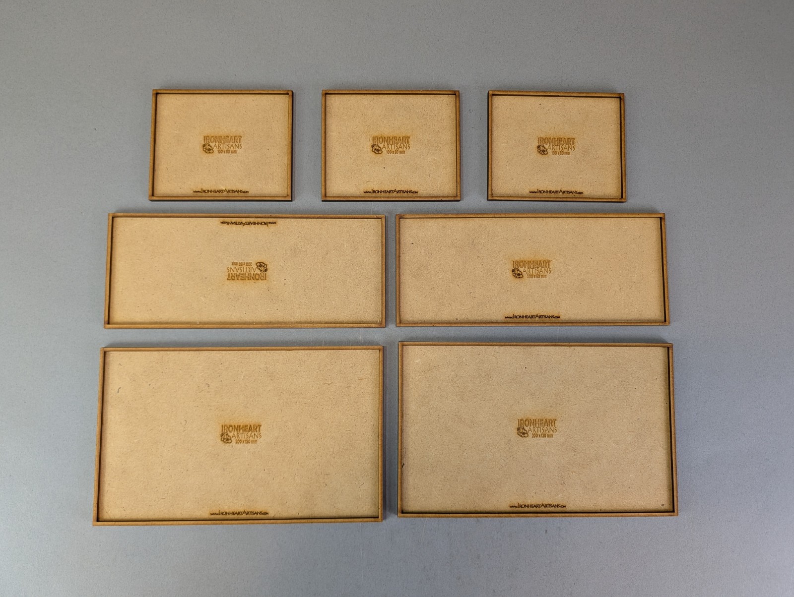 Ironheart Artisans Wooden Movement Trays LOT