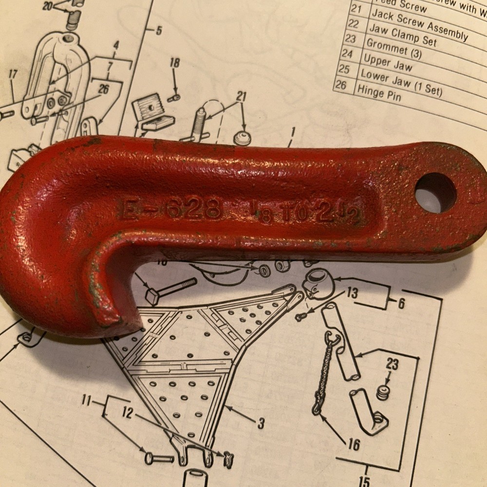 Ridgid40-A Tristand Replacement Hook 40380