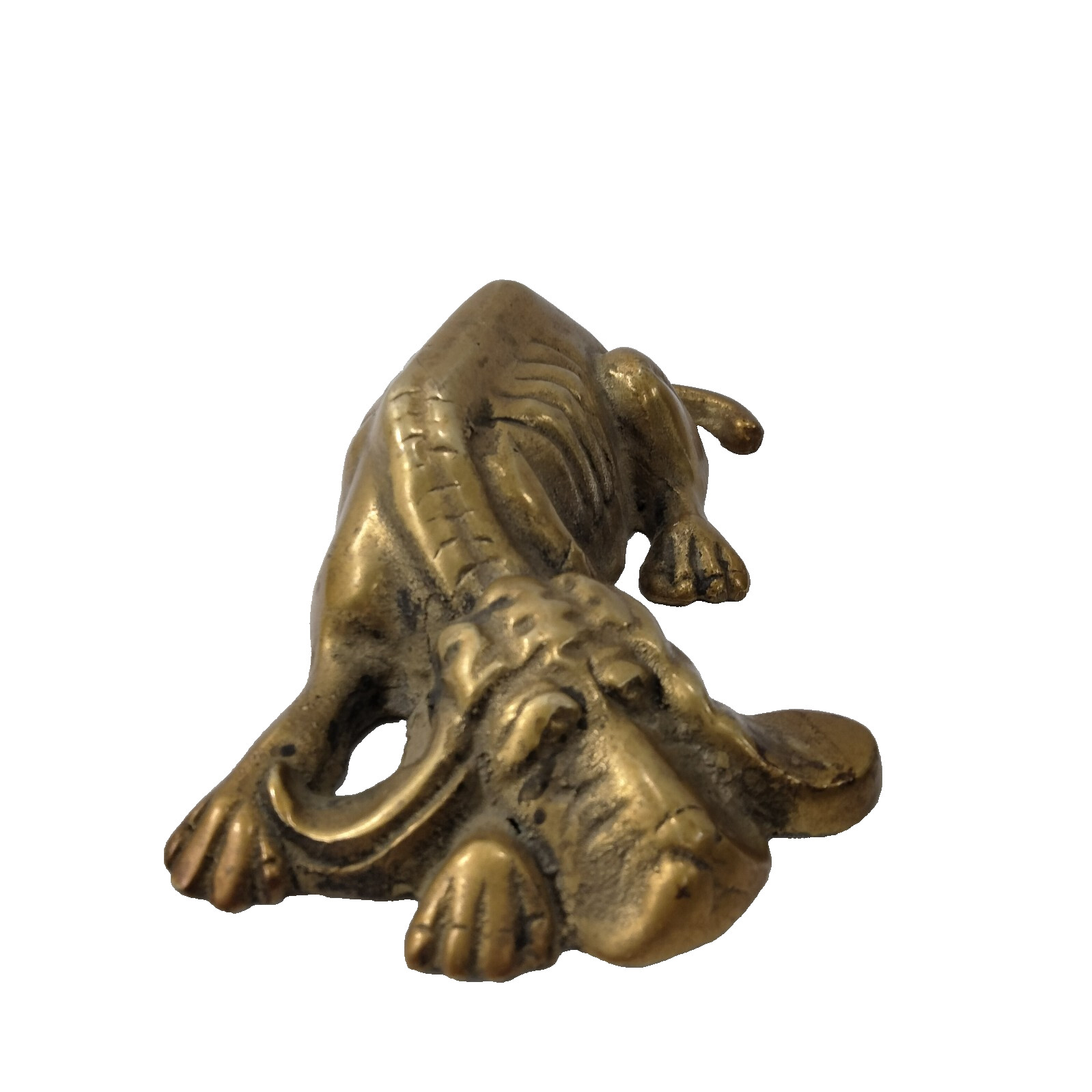 Brass Heavy Cast Sleeping Lazy floppy ears hound hunting dog