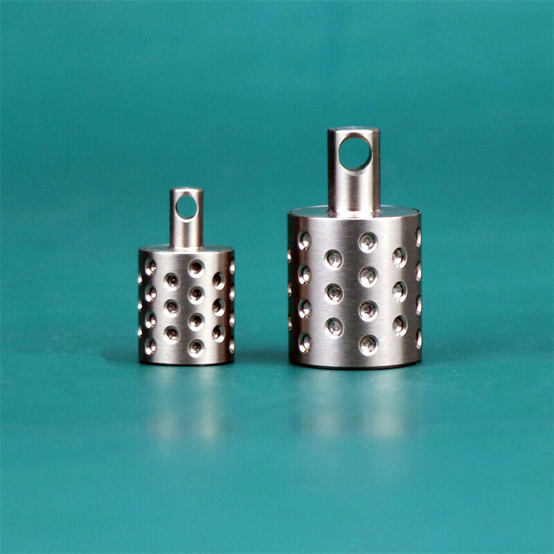 Pure Titanium Mini Pill Holder Case Container Organizer Waterproof Keychain EDC
