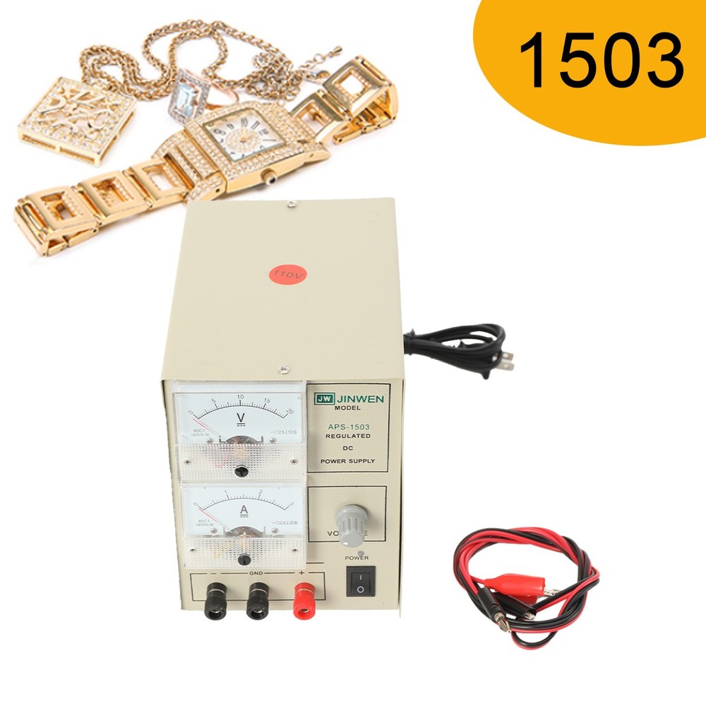 Gold Silver Plating Machine Jewelry Plater Electroplating Kit Processing Tool