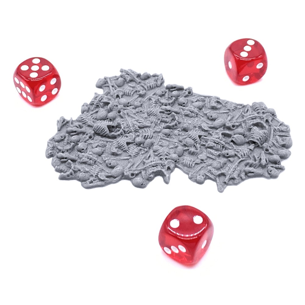 Bone Piles by Printable Scenery, 3D Printed Tabletop RPG Scenery