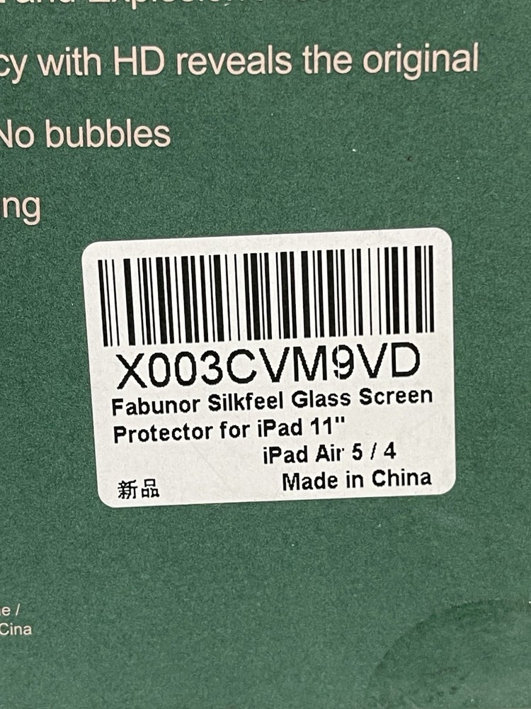 Fabunor screen protector silkfeel Glass