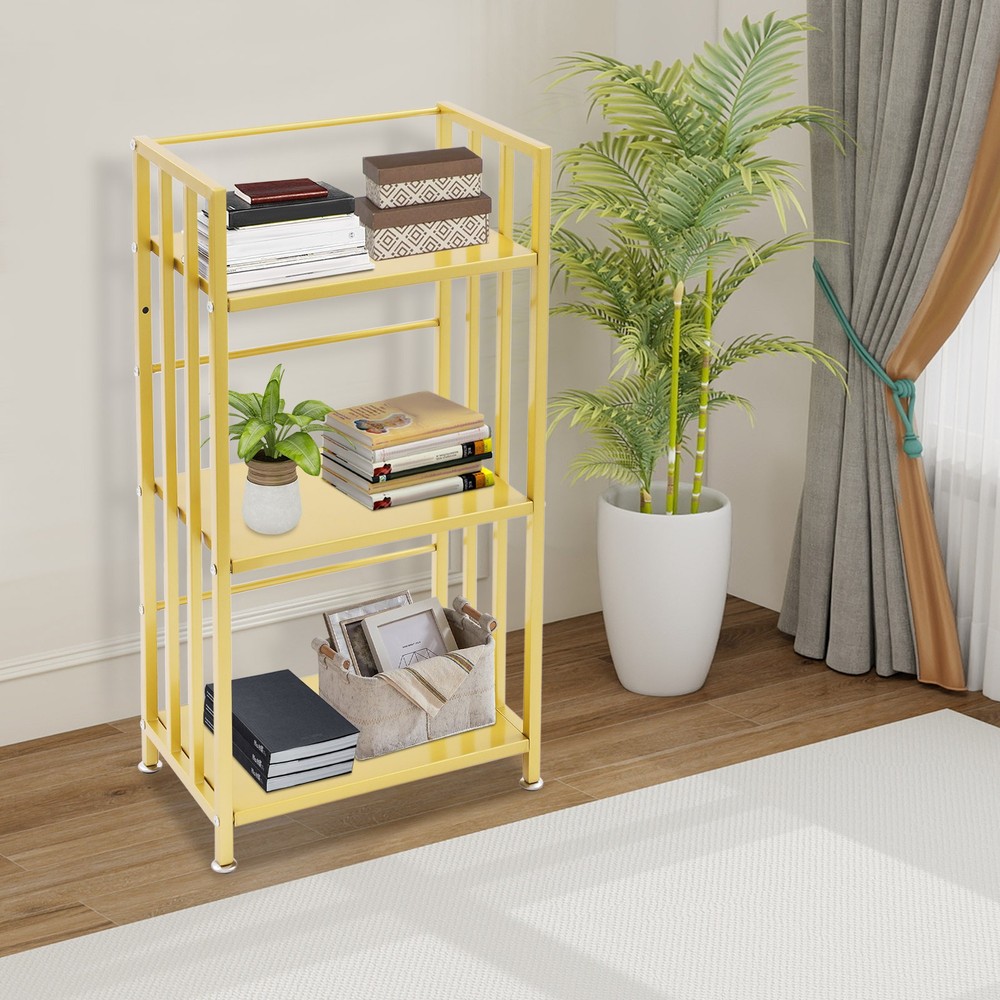 3-Tier Floor Standing Display Bookshelf, Open Shelf Bookcase, Display Rack