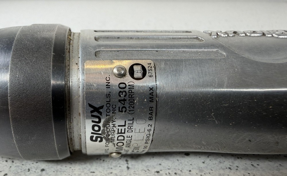 Sioux 5430 3/8" Reversible Right Angle Drill