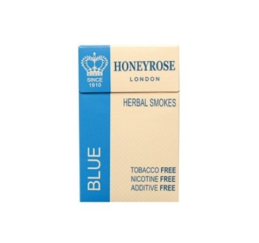 Honeyrose London - Herbal Smoke Tobacco Free - Blue - 20 Count