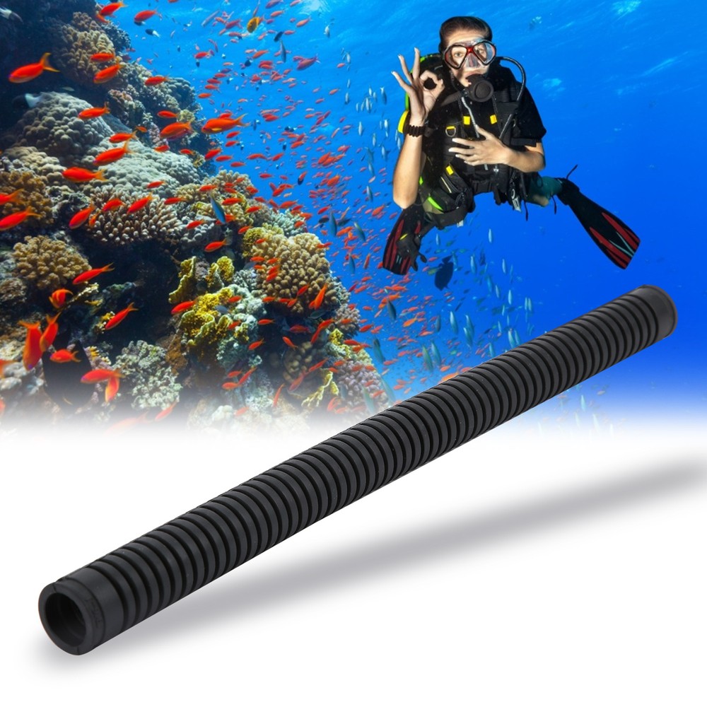 Soft Rubber Diving Corrugated Inflator Hose For BCD