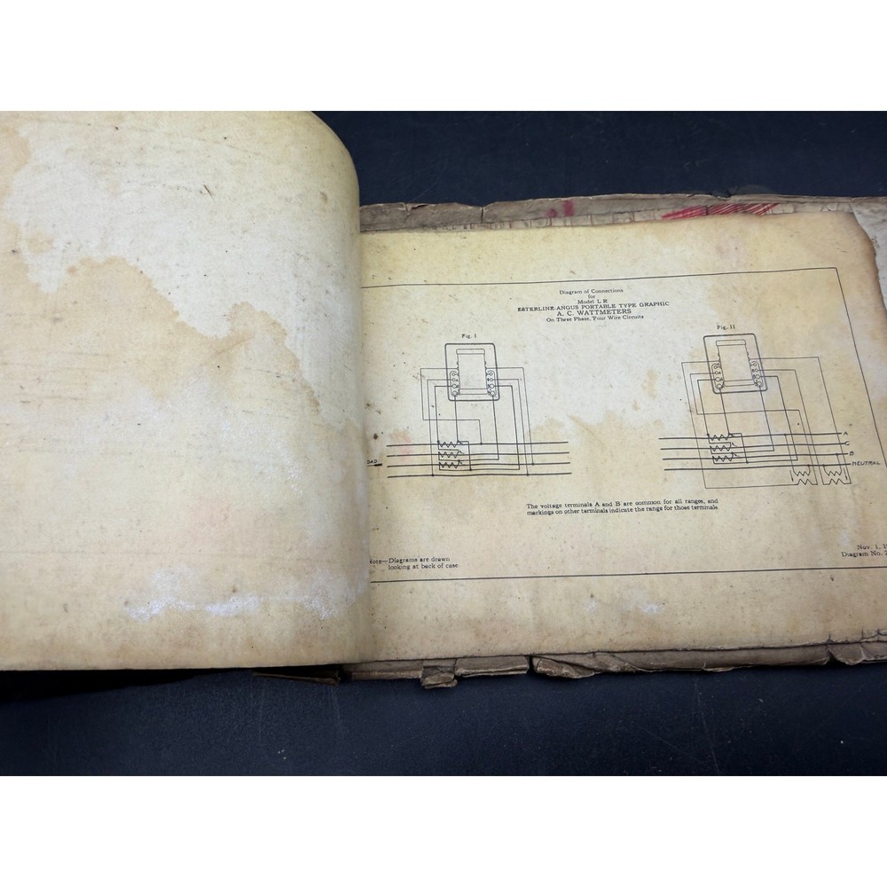 Esterline Angus Graphic Instruments Instruction Manual 1923
