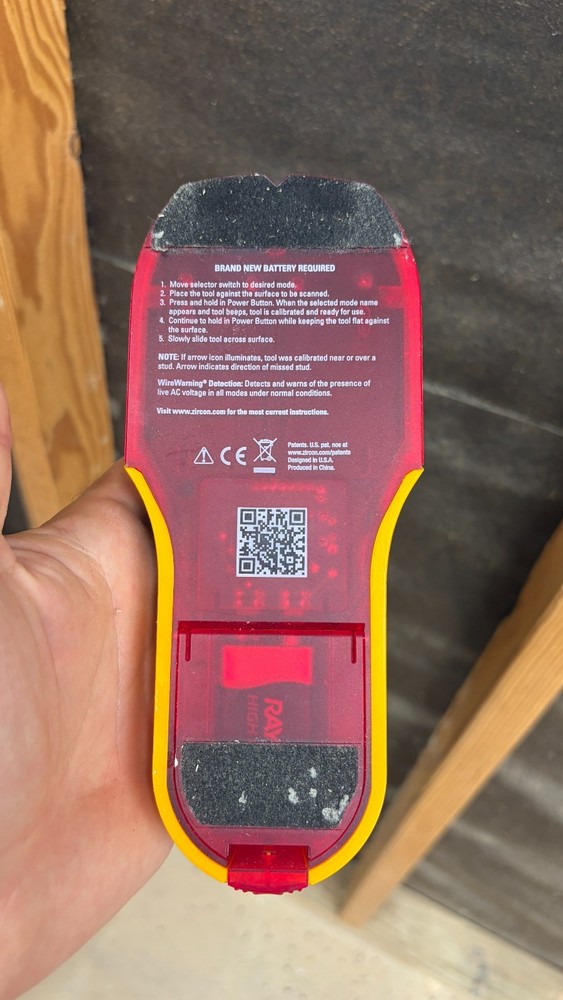 Zircon Multiscanner A200 Electronic Stud Finder-Stud, Metal & AC Wire Detection