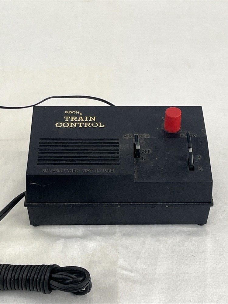 Push Whistle HO Transformer ELDON Model TRAIN CONTROL 12V power pack Untested