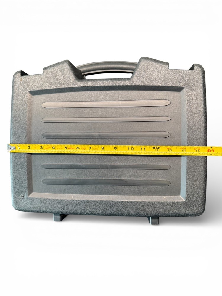 CaseMatix Black Hard Shell Protective Carry Case with Foam Insert