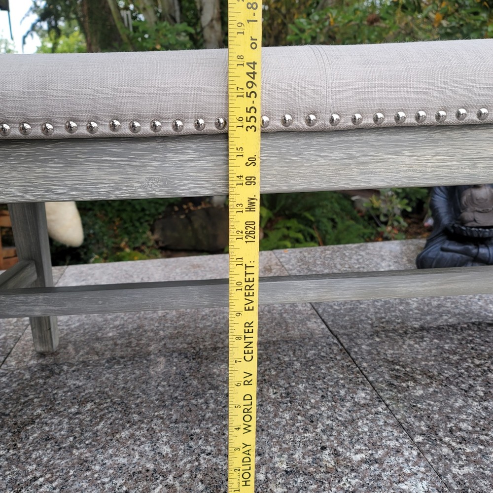 Modern upholstered bench