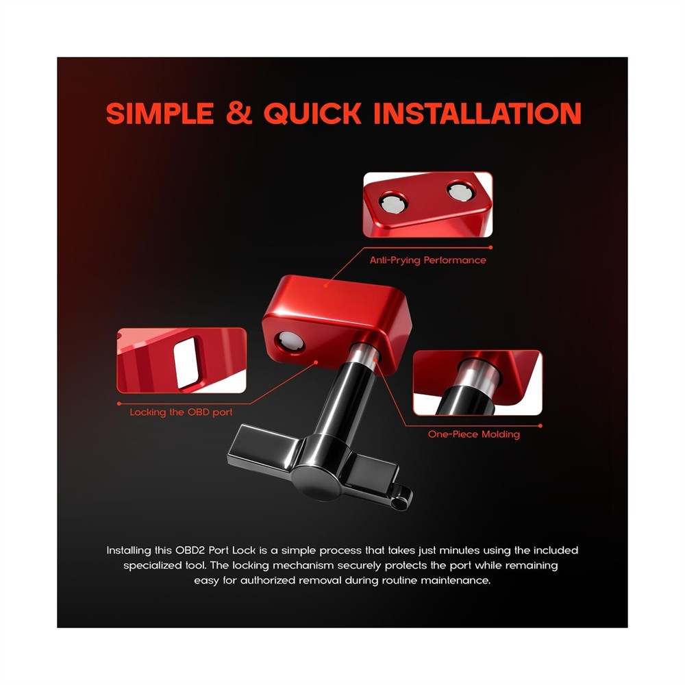 High Quality OBD2 Port Lock - Ultimate Anti-Theft Security Solution