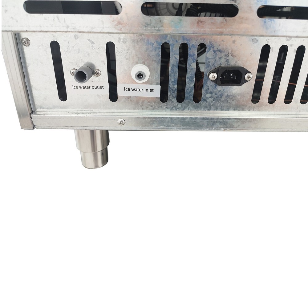 Automatic Commercial Ice Machine160KG Ice Making Capacity Ice Cube Maker Stainle