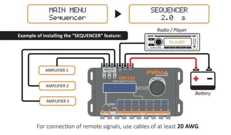 PRV Audio DSP 2.8X Crossover & EQ 8 Channel Full DSP Digital Signal Processor
