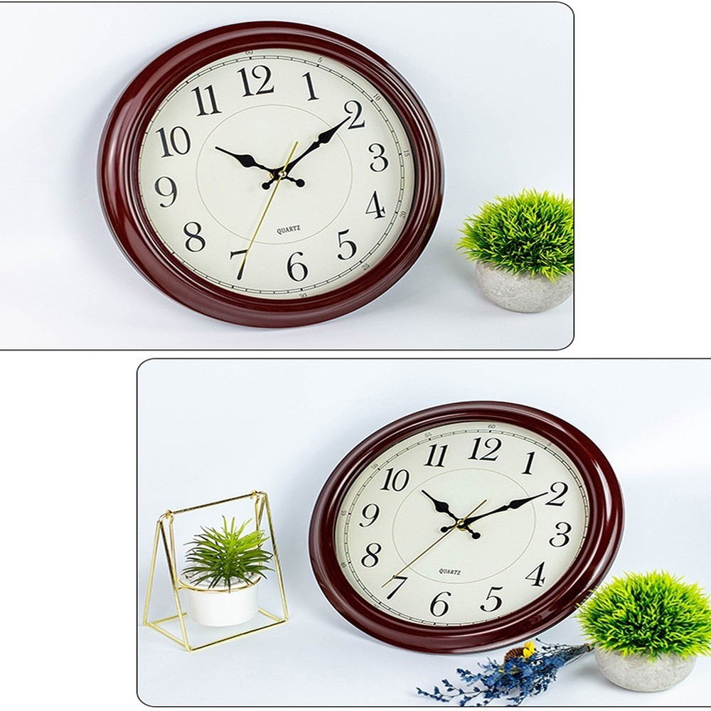 Wall Clock Silent Clock Large Easy-to-Read Numbers Versatile Decorative Element