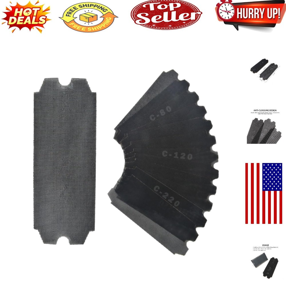 Drywall Sanding Screen Mesh Kit - 18pcs, Multiple Grits