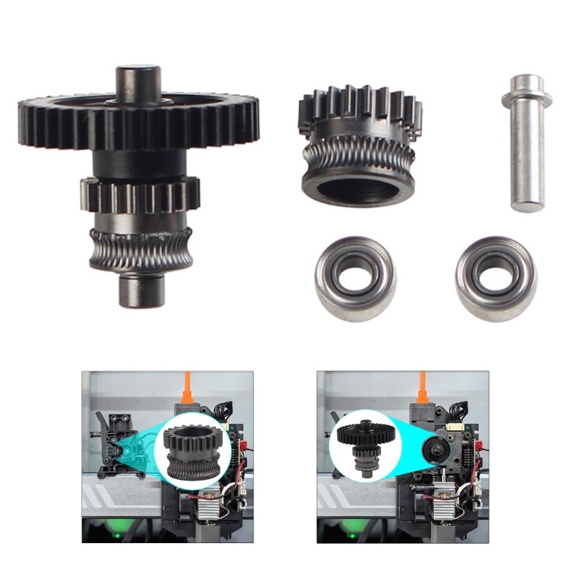 Efficient Extruder Gear For Kobra3 Printer Gear for Consistent 3D Print Quality