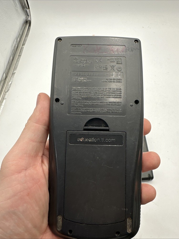 Texas Instruments TI-83 Plus Graphing Calculator With Cover Tested Working