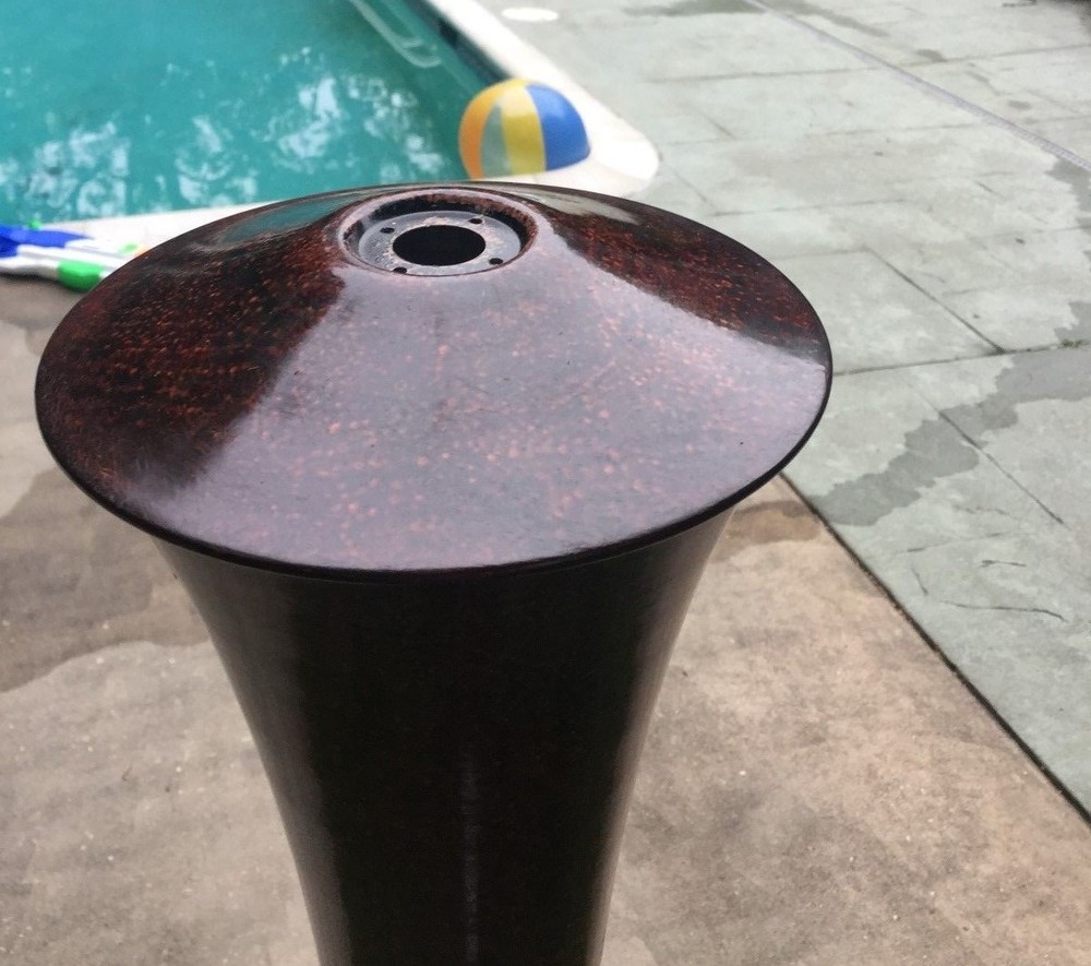 Rustic Cylinder Garden Torch