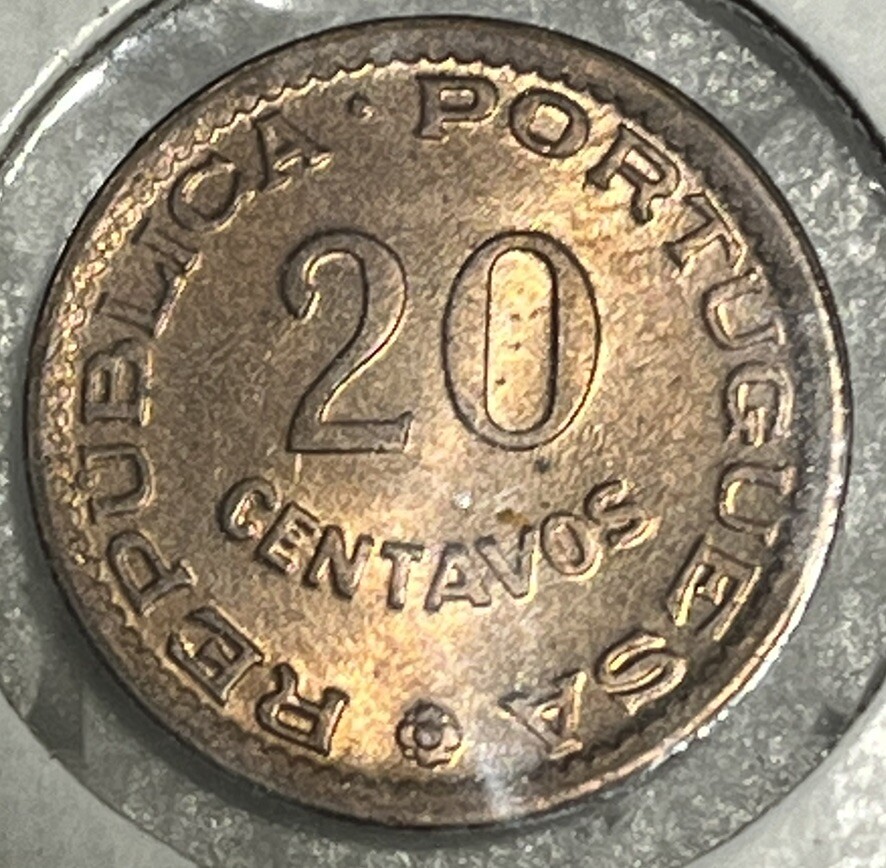 1973 Mozambique 20 Centavos