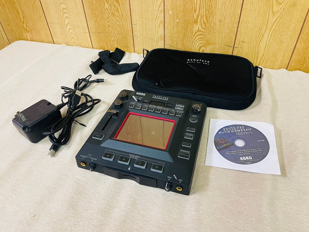 KORG KAOSS PAD KP3 Sampler Effects Processor Tested