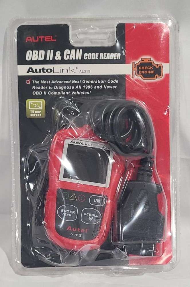 Autel Professional OBD2 Scanner AL319 Code Reader, Enhanced Check and Reset