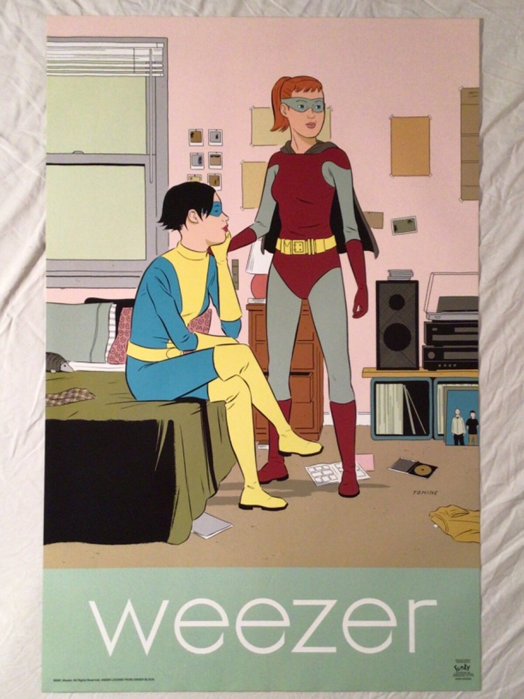 Weezer 2001 Poster Funky